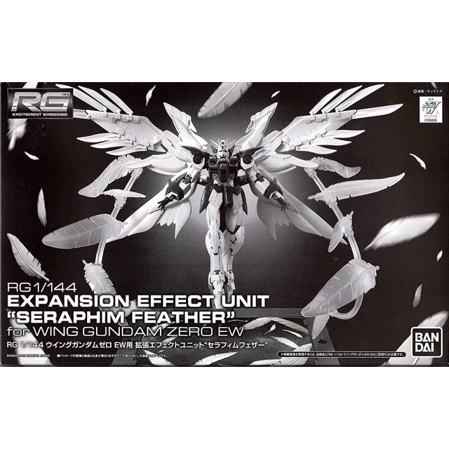 Kit de maquetas Bandai RG 1/144 Wing Gundam Zero EW con Seraphim