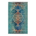 thumbnail image 3 of Unique Loom Vita Collection Area Rug - Warhol (5' 1" x 8' Rectangle Turquoise/Beige), 3 of 7