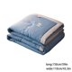 thumbnail image 4 of Manta de edredón de verano fresca para cama o sofá | Manta ligera y suave de fibra de hielo para durmientes calientes, suéteres de noche, adultos, niños | Transpirable Lavable a máquina | 110x150cm, 4 of 9
