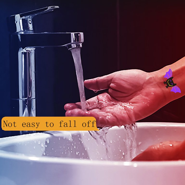 Kids Cartoon Halloween Ghost Festival Fluorescent Tattoo Sticker