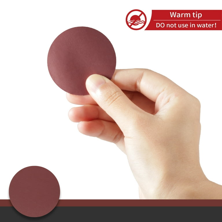 2 Inch Hook & Loop Sanding Discs 1000 Grit - 100 Pcs No-Hole Sandpaper For Orbital Sanders