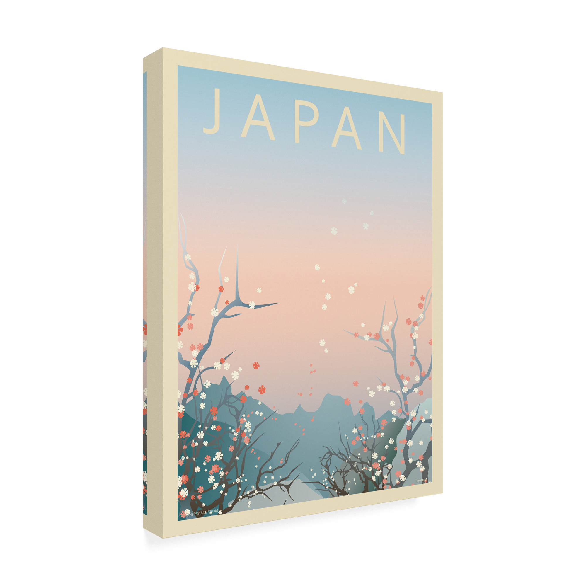 Trademark Fine Art 'Japan Poster' Canvas Art by Incado