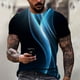 thumbnail image 2 of Men'S T-Shirt Short Sleeve Printed Summer Round Neck Top Trend Casual Sweatshirt3XL, 2 of 5