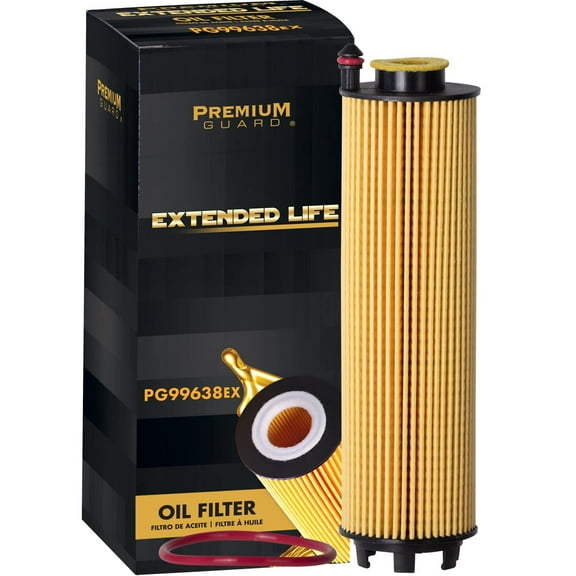 Premium Guard Extended Life Oil Filter up to 10k Miles PG99638EX | Fits 2020-2024 Mercedes-Benz GLS450, 2020-2025 GLE53 AMG, 2021-2024 S500, 2019-2024 AMG GT 53, 2021-2024 AMG GT 43