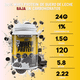 thumbnail image 3 of BIOTECKPHARMA| 100% Whey Protein sabor Galleta Oreo de 2.2lbs| 24 grs de proteina por scoop| Rinde 25 porciones BIOTECKPHARMA 100% WHEY PROTEIN 100% WHEY PROTEIN, PROTEINA HIDROLIZADA BAJA EN CARBOHIDRATOS, 3 of 6