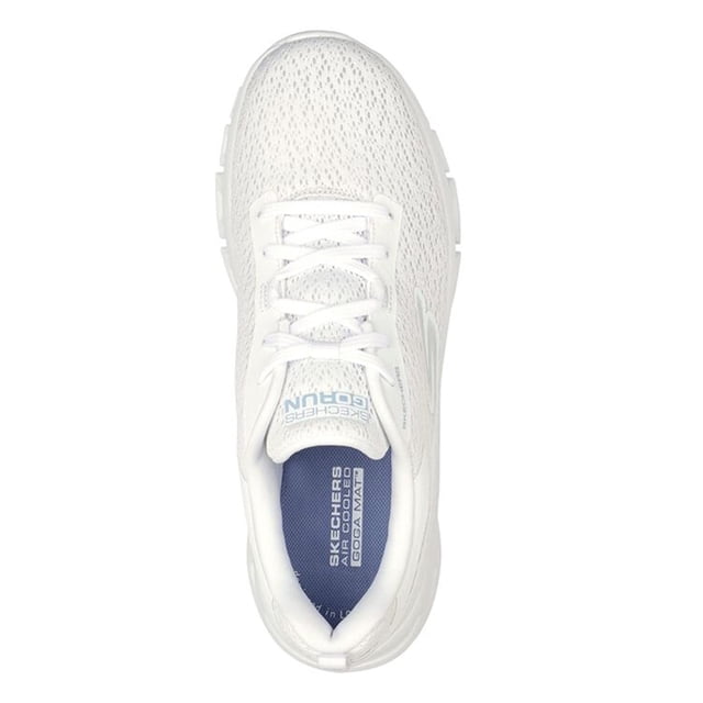Skechers pour Femmes, Chaussure de Course GO Run Glide-Step Flex Blanche 5,5 m