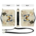 thumbnail image 5 of ZUXONGSY Butterfly Print Bible Case Cover for Women Men Large PU Leather Bible Bag with Handle and Shoulder Strap, Portable Bible Protector Journal Case for Church Bible Study, 2XL, 5 of 7