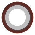 thumbnail image 2 of Aluminum and silicone hair extension tubes, decorative micro rings for braiding, brown, 2 of 4