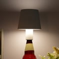 thumbnail image 3 of Tricolor LED Rechargeable Round Table Lamp - Adjustable 1500-6500K Warm, Neutral, and White Light - Touch Control with 4000mAh Battery - Modern Portable Design in White, 3 of 7
