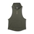 thumbnail image 1 of Sudadera con capucha sin mangas Under Armour Project Rock Snake para hombre, color verde, 1 of 3