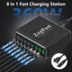 thumbnail image 2 of Estación de carga ZapPort USB C de 360 W, 8 puertos PD, 100 W, GaN, 2 of 6