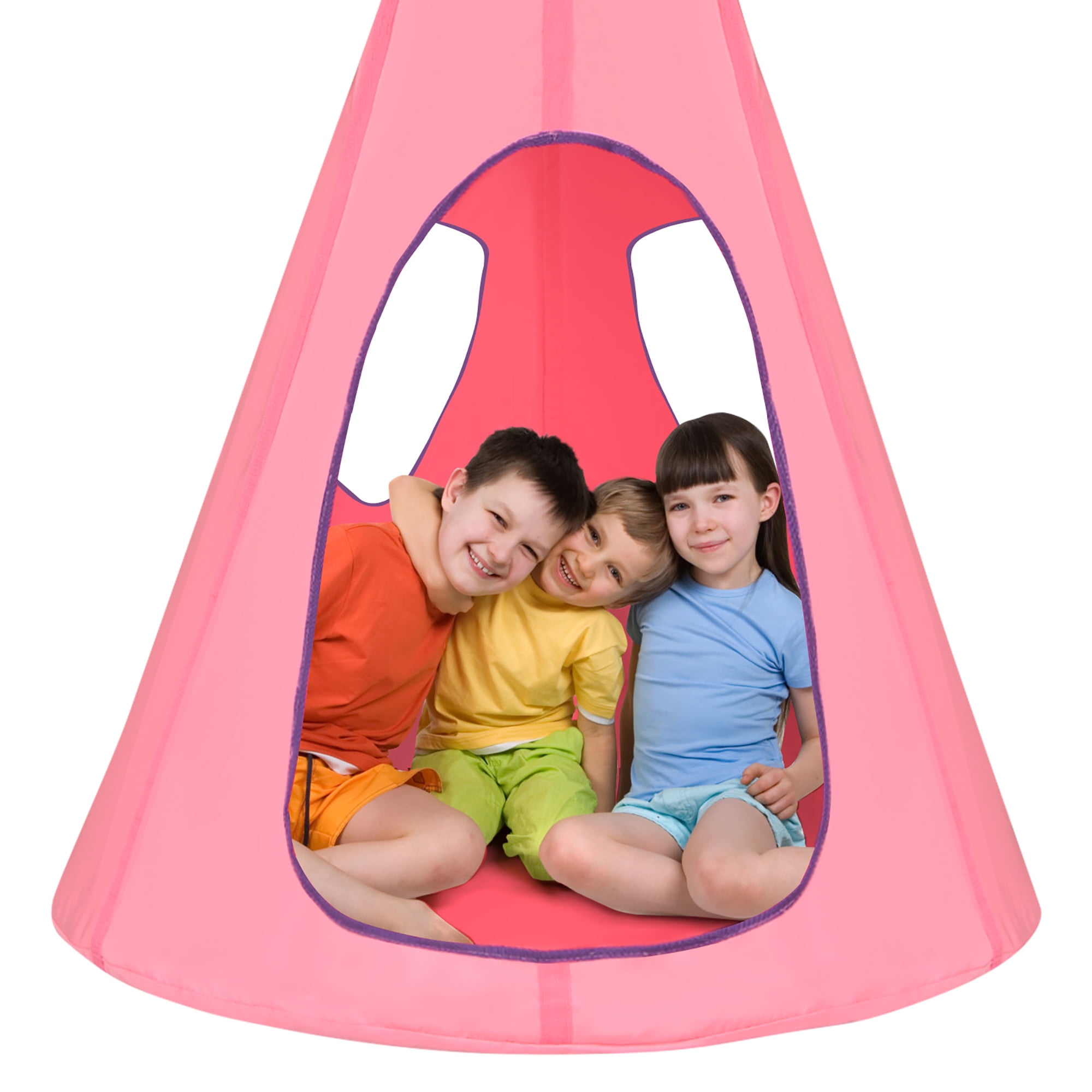 Child Kids Pod Swing Chair Nook Tent Indoor Outdoor Garden Hanging Seat Hammock 