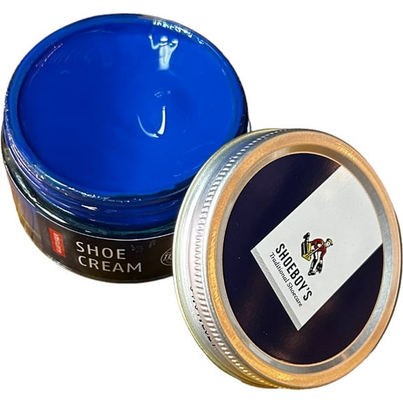 Shoeboy's 84 Cobalt Blue Shoe cream is the perfect choice for maintaining and rejuvenating your high-quality smooth leather shoes. One of the best shoe polishes.