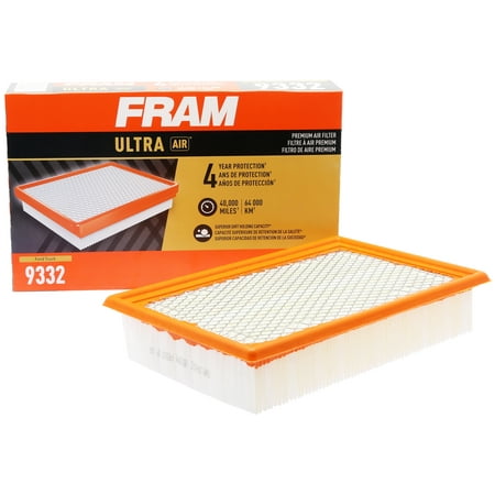 FRAM Ultra Premium 40,000 Mile Air Filter, 9332 for Select Ford Truck Vehicles