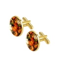 thumbnail image 2 of Thanksgiving Stainless Steel Cuff Links for Men, Versatile and Stylish Addition to Your Wardrobe, for Formal and Business Attire, 2 of 6