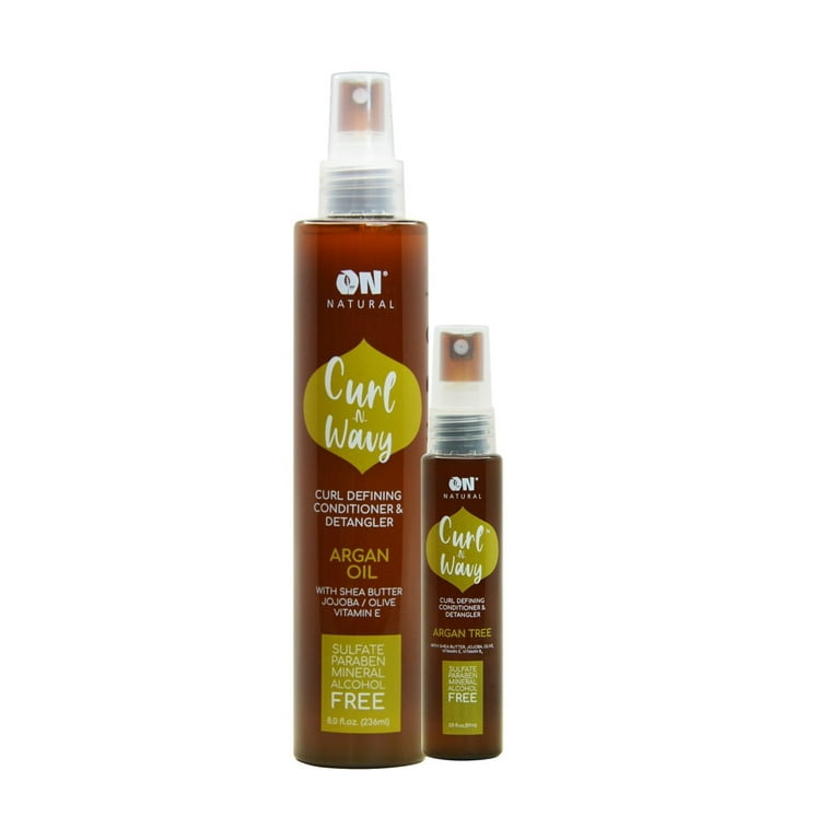 ON NATURAL Curl & Wavy Argan Conditioner & Detangler (8oz) ON NATURAL Curl & Wavy Argan Conditioner & Detangler (8oz)