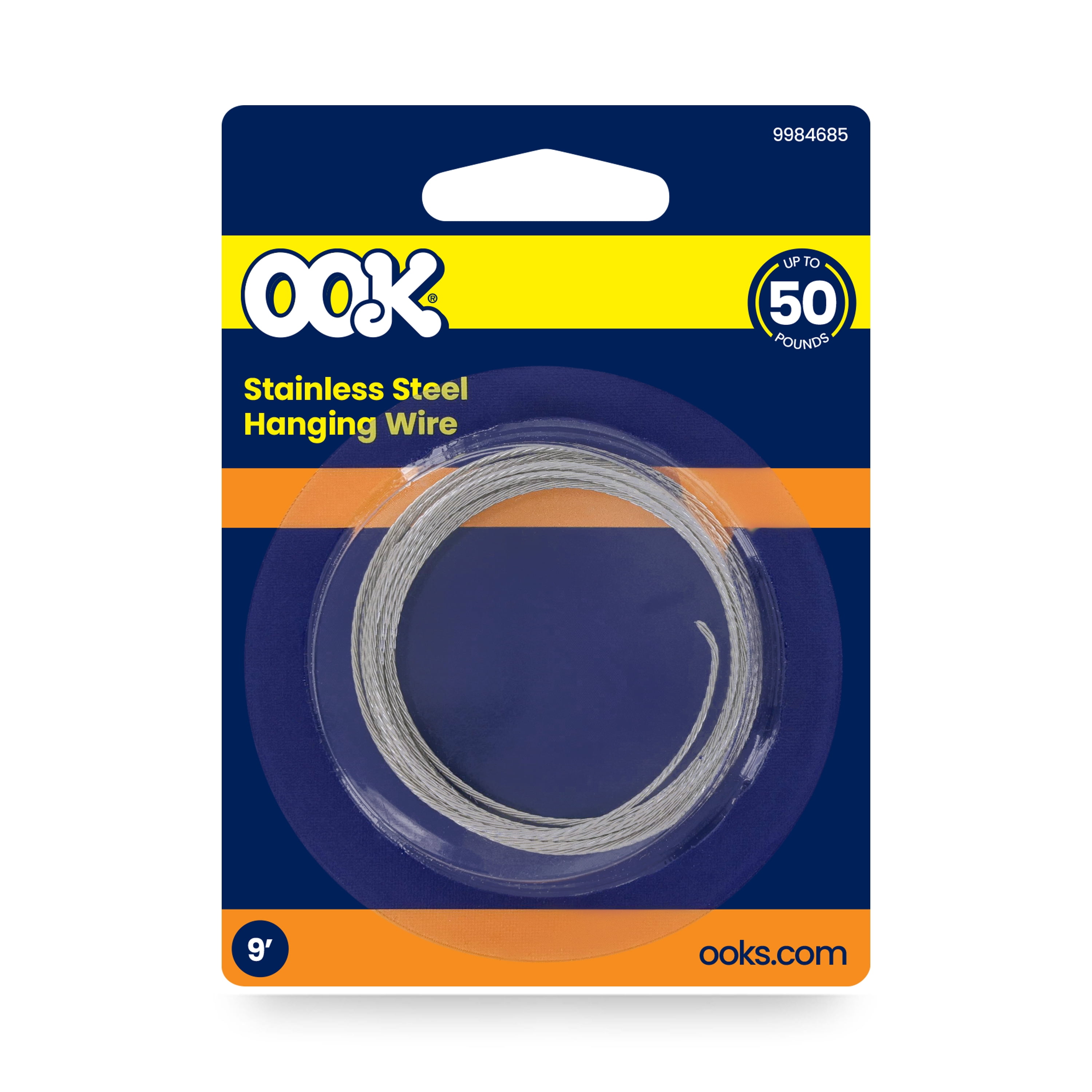 OOK 536103 Monkey Hook Picture Hangers, Drywall, Tool Free (25lb