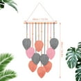 thumbnail image 3 of Macrame Wall Hanging,Leaves Woven Tapestry, Feather Handmade Tassels Boho Wall Decor,Leaves Art Decorations for Nursery Bedroom Living Room Apartment Home Backdrop, 3 of 7