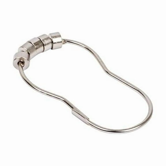 Roller Shower Hook, Brushed Nickel