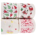 thumbnail image 3 of KAKOWELY 4 rollos de papel higiénico navideño, servilletas navideñas, divertidos adornos navideños de Papá Noel para fiestas navideñas, decoración de baño, 3 of 4