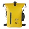 thumbnail image 2 of Mochila de senderismo de gran capacidad, elegante, con correas ajustables, práctica bolsa de viaje para deportes al libre y desplazamientos. Amarillo, 2 of 8