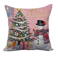 thumbnail image 2 of 5 PCS Christmas Pillow Covers 18x18 Inch Christmas Tree Decorative Throw Pillows Winter Christmas Decor for Home Couch, 2 of 5