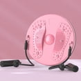 thumbnail image 2 of Hugtrwg Health Trainer Twist Cintura Disco para Adelgazar Y Fortalecer (Rosa Con Cuerda), 2 of 7