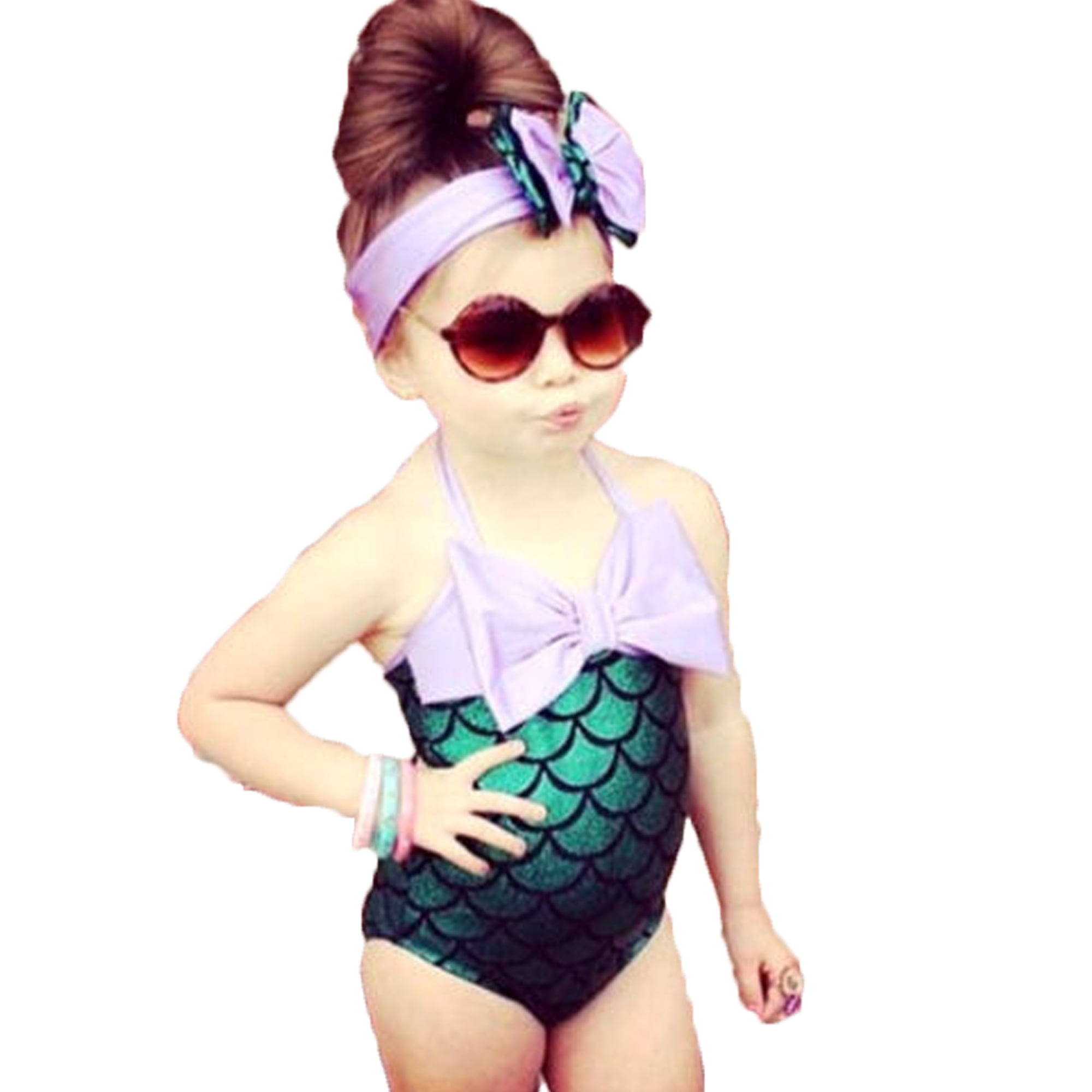 walmart girls mermaid bathing suit