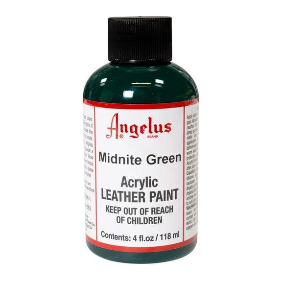 Angelus® Acrylic Leather Paint, 4 oz., Midnight Green