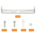 thumbnail image 3 of Uxcell 100x18x17mm Lighting Fixture Mounting Bracket Ceiling Light Plate 2 Set, 3 of 6