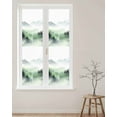 thumbnail image 2 of Window Privacy Film Foggy Forest Stained Glass Window Film Decorative Sun Block Window Cover Mountains Landscape Nature Aesthetic Window Clings Static Adhesive Sticker for Bathroom 17.7"x78.7", 2 of 7