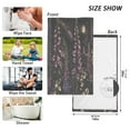 thumbnail image 6 of Yayeee 100% Cotton Hand Towels for Bathroom 16" x 28" Soft Absorbent Kitchen Towel, Dark Gothic Floral, 6 of 7