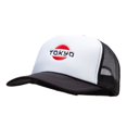 thumbnail image 2 of Tokyo Icon Embroidered Foam Panel Mesh Snapback - Black White OSFM, 2 of 5