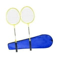 thumbnail image 2 of LOVIVER 2Pcs Badminton Rackets Set Badminton Shuttlecock for Couples Beginners Beach yellow, 2 of 8