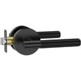thumbnail image 1 of Matte Door Handles Interior Knurled Privacy Door Handles Heavy Duty Door Lever for Bedroom or Bathroom Reversible Keyless for Left Right Handed Doors AM, 1 of 6