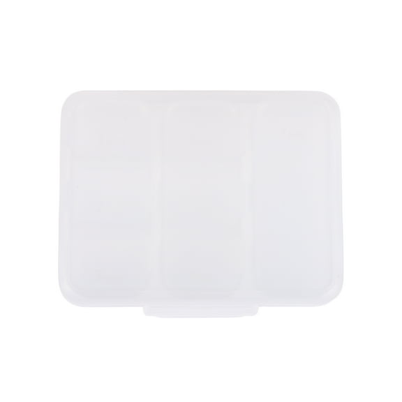 Unique Bargains 1 Pc 7 Grids Single Layer Pill Case Detachable for Travel White