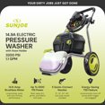 thumbnail image 2 of Sun Joe Electric Pressure Washer, Power Tool with 5 Quick Connect Tips, SPX4800, 2 of 11