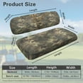 thumbnail image 3 of POLERO Front and Back Seat Cover Universal Fit for Club Car Precedent Golf Cart Camo Hunting Deer Print Breathable Golf Cart Bench Seat Covers for Women Men Washable, 3 of 8