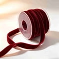 thumbnail image 5 of Xingjin Christmas Ribbon, Velvet Ribbon for Gift Wrapping and Crafts, Decorative Wired Ribbon for Holiday Tree Wreath and Bow Making, 5 of 6