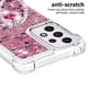 thumbnail image 3 of Funda para Samsung Galaxy A33 5G con Brillo Líquido Flotante, Purpurina, Parachoques y Anillo Giratorio Soporte, 3 of 5