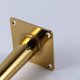 thumbnail image 4 of Juego de 4 patas para mueble, 800 kg, 15 cm, Metal, Dorado, 4 of 5