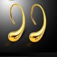 thumbnail image 1 of Pendientes De Gota De Agua, Pendientes Colgantes Diseño De Lágrima Aleación Premium Para Fiesta Para Boda Para Oficina, 1 of 1