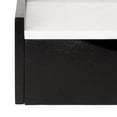 thumbnail image 3 of Kate and Laurel Kitt Modern Floating Shelf Side Table with Drawer, 12 x 18 x 7, Black and White, Decorative Marble and Wood Floating Nightstand with Pull Out Drawer and Cubby, 3 of 9