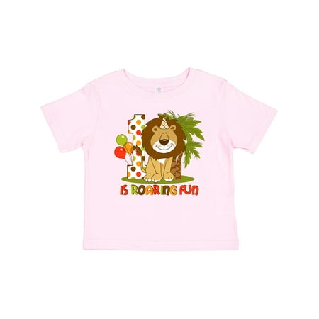 

Inktastic Cute Lion 1st Birthday Gift Baby Boy T-Shirt