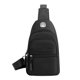 thumbnail image 1 of Hukapapa Mochila pequeña de viaje bolso de pecho diagonal bolso de pecho de poliéster a prueba de salpicaduras de gran capacidad para mujer negro, 1 of 6