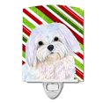 thumbnail image 1 of Carolines Treasures SS4551CNL Maltese Candy Cane Holiday Christmas Ceramic Night Light, 1 of 2
