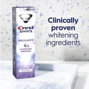3D White Brilliance Pro Ultra White Teeth Whitening Toothpaste, 3.8 oz