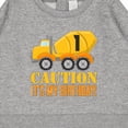 thumbnail image 3 of Inktastic 1st Birthday Construction Truck Cement Mixer Baby Sweatshirt, 3 of 4