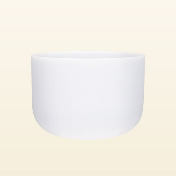 TOPFUND 440Hz A# Note 12 inch Crystal Singing Bowl Pineal Chakra with Heavy duty carrying case and Suede Stick