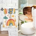 thumbnail image 7 of Hand Drawn Cartoon Pattern Bath Towel 100% Cotton Soft Thick High Absorbency Hand Face Towel Single Pack 16x28in, 7 of 7